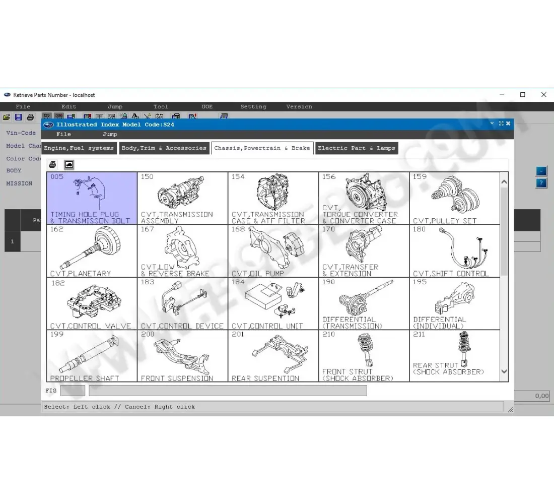 SUBARU EUROPE GENERAL EPC PARTS CATALOG 2020